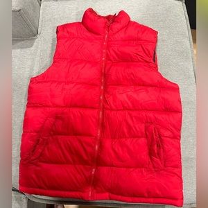 Men’s red old navy vest